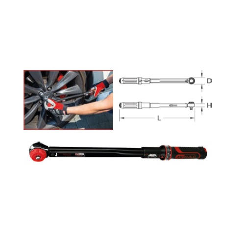 ERGOPREC TORQUE WRENCH, MUSHROOM HEAD