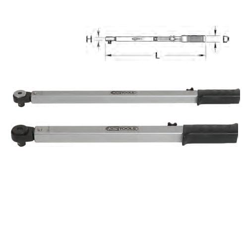 TORQUE WRENCH, 1/2", 10-60NM
