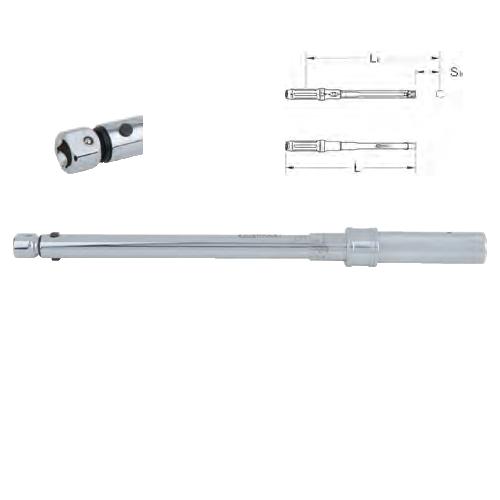 9X12MM INDUSTRIAL TORQUE WRENCH WITH PLUG-IN TOOL HOLDER, 3-15NM