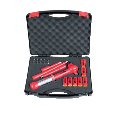 INSULATED SOCKET WRENCH SET, 21PCS, 1/4