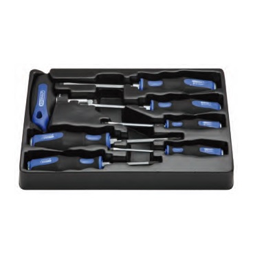 ERGOMAX SCREWDRIVER SET, 7PCS, 1/4"