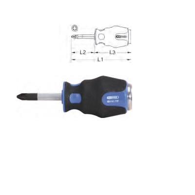 ERGOMAX STUBBY SCREWDRIVER, PZ2