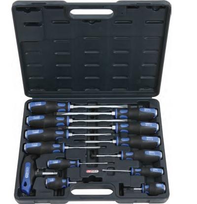 ERGOMAX SCREWDRIVER SET, 13PCS, SLOT + PH