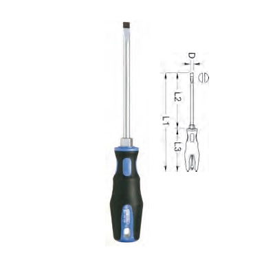 ERGOTORQUE + SCREWDRIVER SLOT, 3MM, L=155MM