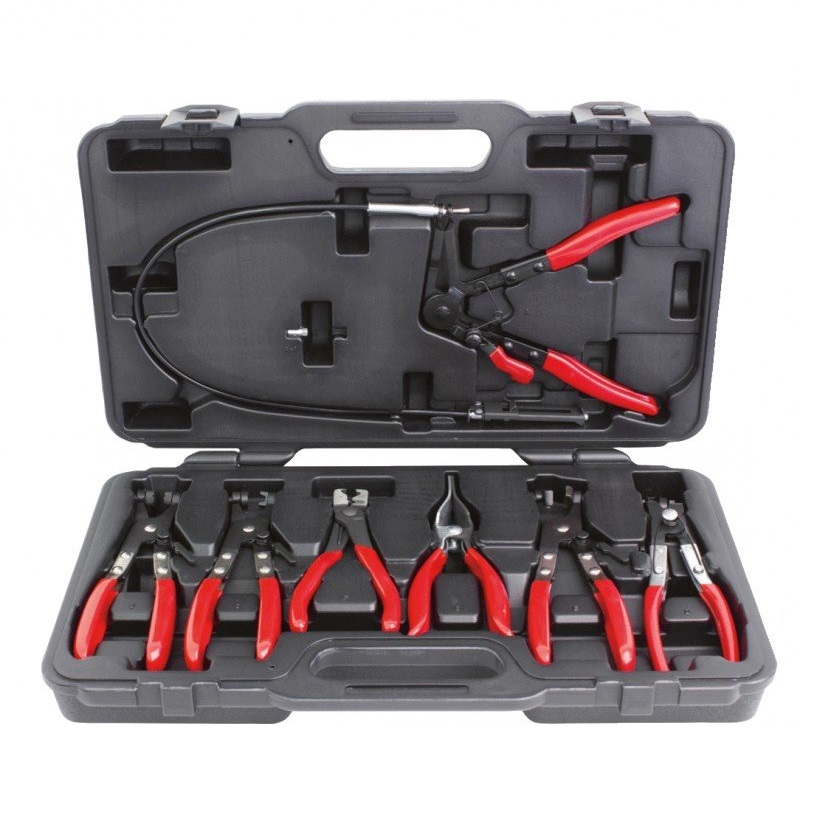 Automotive hose clamp plier set