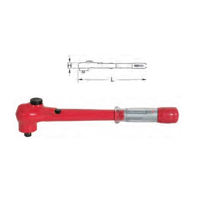 VDE TORQUE WRENCH 1/2", 2-27NM