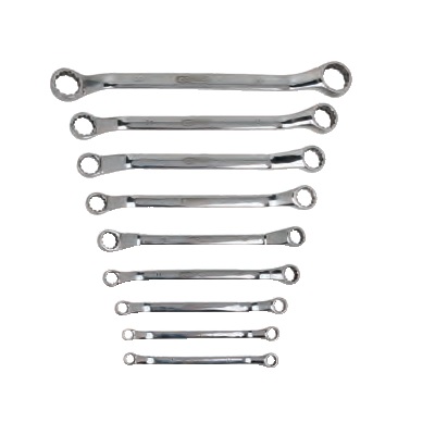 STAINLESS RING SPANNER OFFSET SET, 9PCS