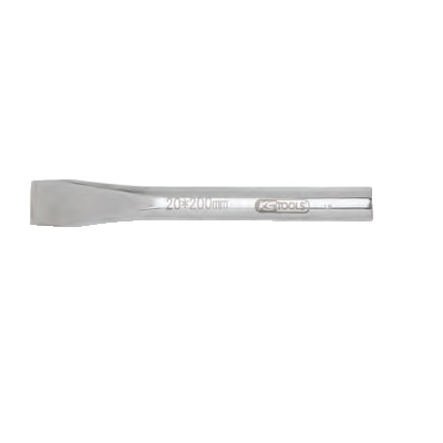 STAINLESS FLAT CHISEL, OVAL, 160MM