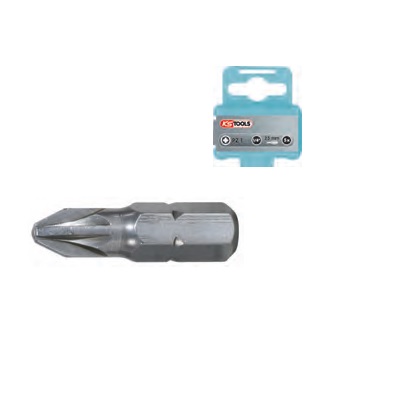 1/4" INOX + BIT POZIDRIV®, PZ1