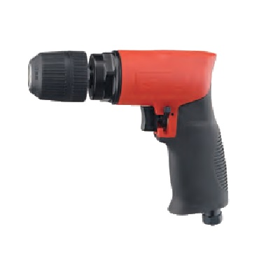 AIR DRILL, PISTOL GRIP, 1800RPM, 3/8