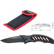 Folding knife with detent