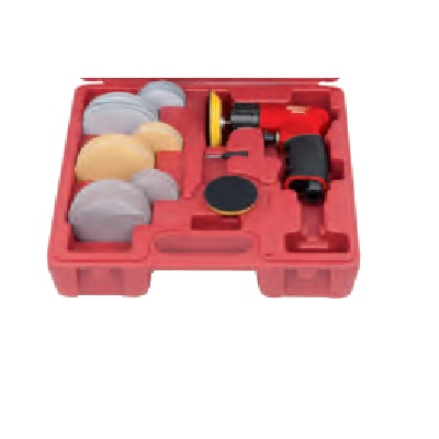 MINI PNEUMATIC RANDOM ORBITAL SANDER SETT, 63 PCS