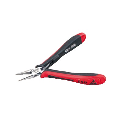 ESD long-nose pliers – straight – without cut