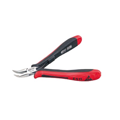 ESD long-nose pliers – curved – without cut