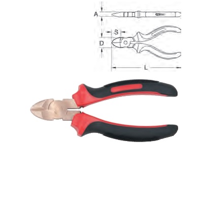 BERYLLIUM + SIDE CUTTER 165 MM