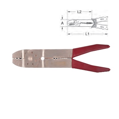 BERYLLIUM + CRIMPING PLIERS 200 MM