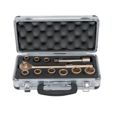 BRONZE + SOCKET SET 1/2" 11-PCS.