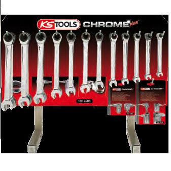 GEARplus® combination ratcheting spanner display