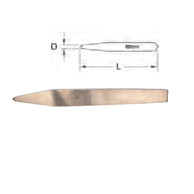 BRONZE + CONCRETE CHISEL 380 MM