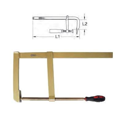 BRONZE + SCREW CLAMP WITH DEEP REACH 480 MM