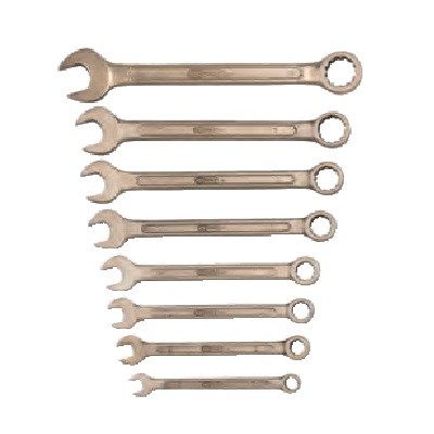 BRONZE + COMBINATION SPANNER-SET 8-PCS.