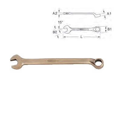 BRONZE + COMBINATION SPANNER OFFSET 10 MM