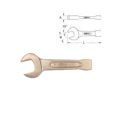 BRONZE + OPEN ENDED SLOGGING SPANNER 14 MM