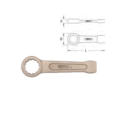 BRONZE + RING SLOGGING SPANNER 17 MM