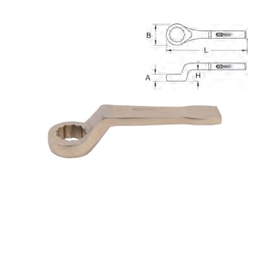 BRONZE + RING SLOGGING SPANNER OFFSET 27 MM