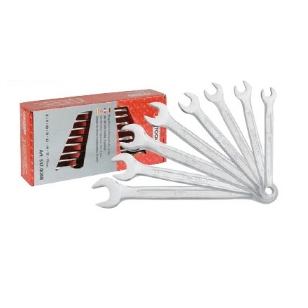 Classic combination wrench set offset, eight groups