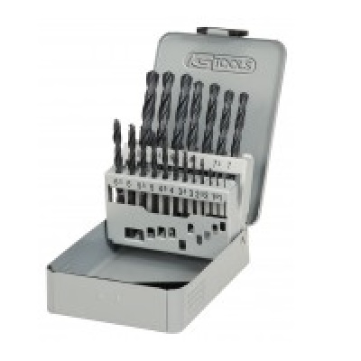 HSS DRILL BIT SET, 19PCS, 1-10MM