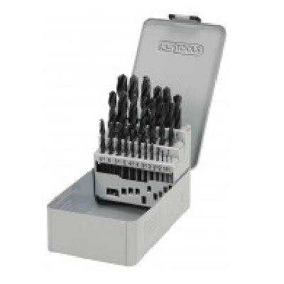 HSS DRILL BIT SET, 25PCS, 1-13MM