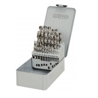 HSS G DRILL BIT SET, 25PCS, 1-13MM