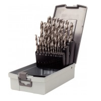 HSS G DRILL BIT SET, 25PCS, 1-13MM