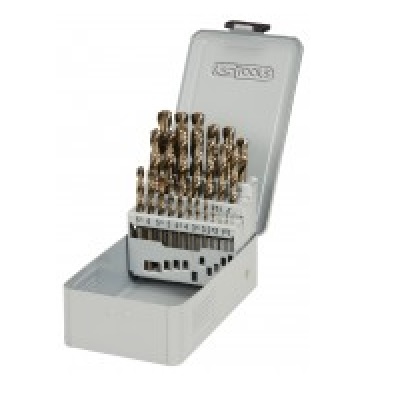 HSS-G CO 5 TWIST DRILL SET, 25PCS, 1-13MM