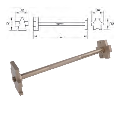 BRONZE + SPECIAL-UNIVERSAL WRENCH 400 MM