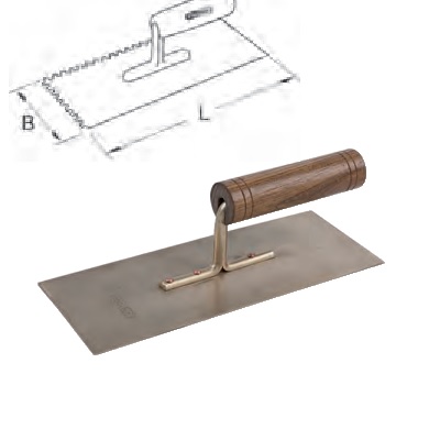 BRONZE + SMOOTHING TROWEL 120 MM